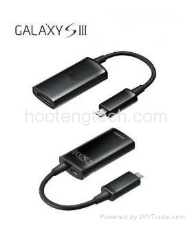 Micro MHL To HDMI HDTV Adapter Cable For Samsung Galaxy S3 III i9300