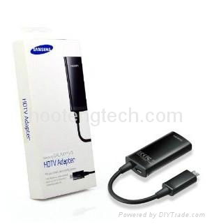Micro MHL To HDMI HDTV Adapter Cable For Samsung Galaxy S3 III i9300 2