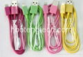 2M 6FT Noodle USB Flat Data Cable for iPhone5 