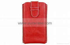 iPhone 5 genuine leather sleeve 