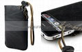 Genuine leather sleeve for iPhone 4s