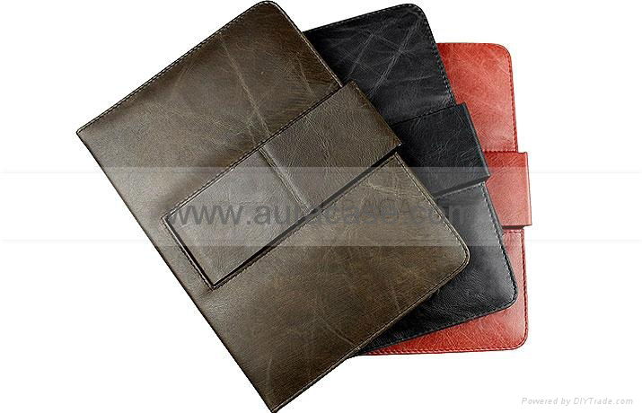 Genuine leather case for Galaxy Tab 7.7 P6800 3