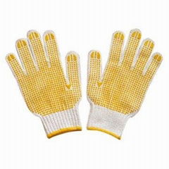 PVC dots labor gloves safety for working