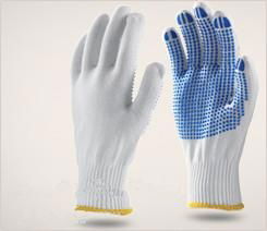 PVC dots labor gloves safety for working 2