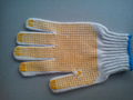 PVC dots labor gloves safety for working 5