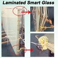 13.1mm milky laminated smart glass for bathroom from China 2