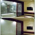 13.1mm milky laminated smart glass for bathroom from China 3