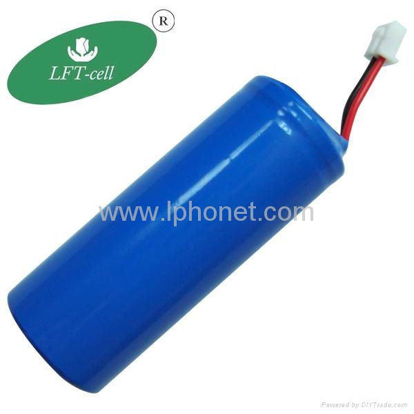 2200mAh 3.7v cylindrical lithium battery 2