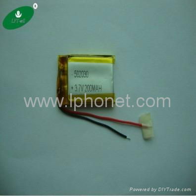 180mAh 3.7v polymer lithium battery 4