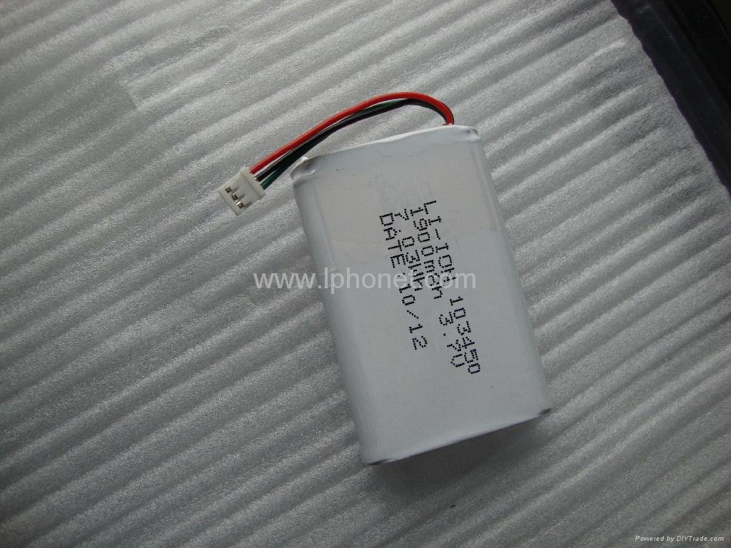 1900mAh 3.7v polymer lithium battery