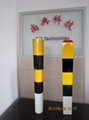 新國標黃黑色警示樁警示柱