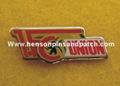 Customized metal badge, lapel pin, football club badge,imitation hard enamel  1