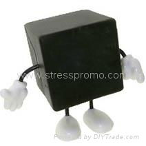 Stress Cube with Removable Arms & Legs/Cube Figure