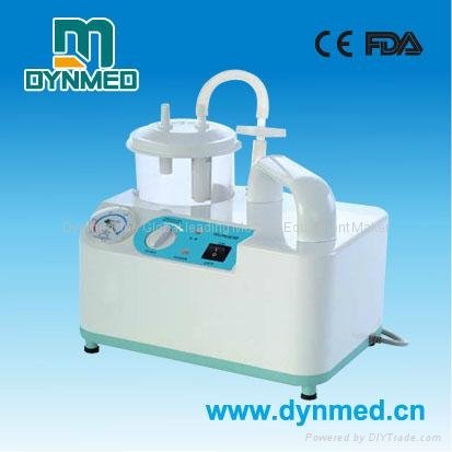portable phlegm suction unit on desk usd for surgical use