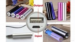 2600mAh Great effect cylinder mobile charger