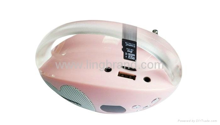  New hot-selling patent outdoor portable TF card speaker 4