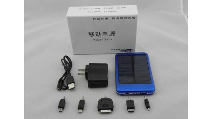 5000mAh Professional solar power bank 4