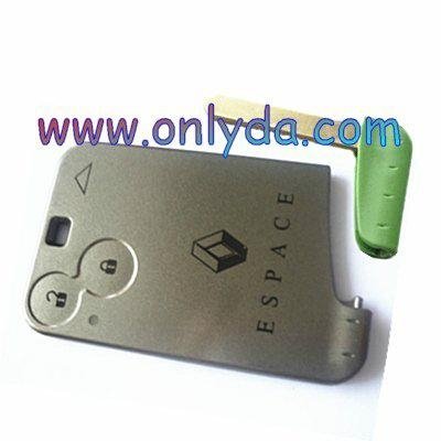 ESPACE 3 button remote key blank 3