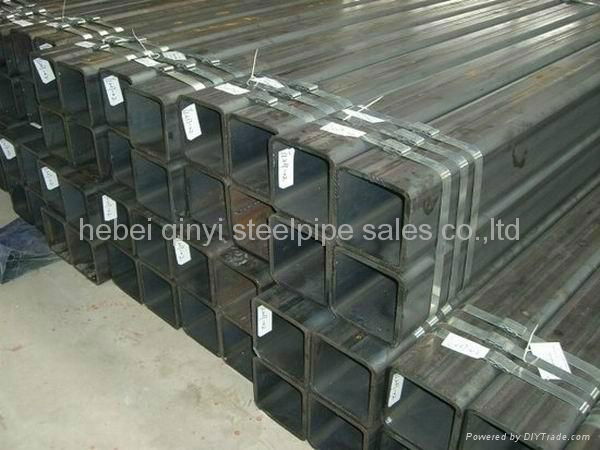 JIS Standard SS400 Black Carbon Steel Square Hollow Tube 3