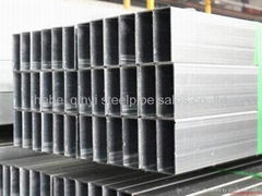 MS Thin Wall Rectangular Steel Hollow Sections Pipe