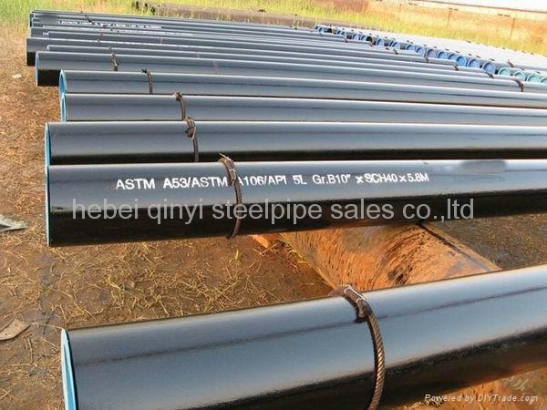 Round Hollow Structural Section MS Steel Tube ASTM A53 GR B