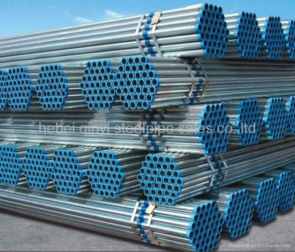 Round Hollow Structural Section MS Steel Tube ASTM A53 GR B 4