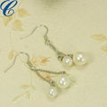 2013 new faux pearl earrings 3