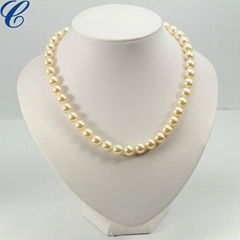 Eye-catching wholesale glass pearl necklace