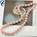 Eye-catching wholesale glass pearl necklace 3