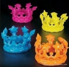 pvc inflatable crown toy for kids