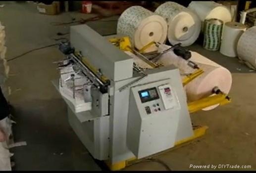 Automatic waste clearing and counting die cutting machine