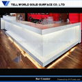 Artificial stone solid surface American style bar counter 3