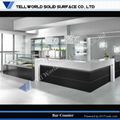 Artificial stone solid surface American style bar counter 4