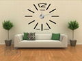 Wall decals self-adhensive wall sticker 3D big diy wall clock 3