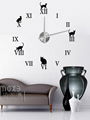 Wall decals self-adhensive wall sticker 3D big diy wall clock 5