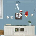 Wall decals PVC self-adhensive wall sticker diy wall clock 5