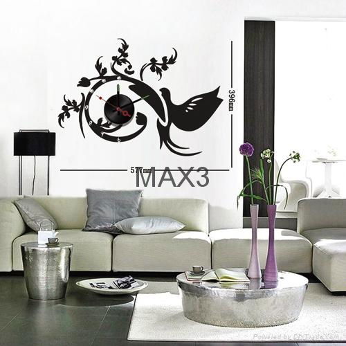 Wall decals diy wall sticker clock