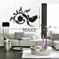 Wall decals diy wall sticker clock 1