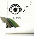 Wall decals diy wall sticker clock 5