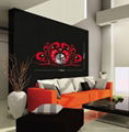 Wall decals pvc wall sticker diy wall clock 2