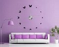 Home decoration 3D EVA wall sticker diy wall clock
