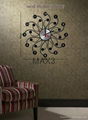 Home decoration self-adhensive wall sticker diy wall clock  4