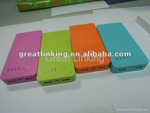 8000mah OEM mobile portable power bank for iphone and for smart phone external b