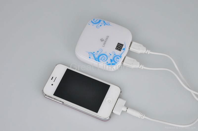 6000mah OEM mobile portable power bank for iphone and for smart phone external b