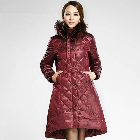 LADIE'S FUR COLLAR DOWN COAT 3