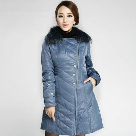 LADIE'S FUR COLLAR DOWN COAT 4