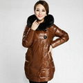 LADIE'S FUR COLLAR DOWN COAT 3