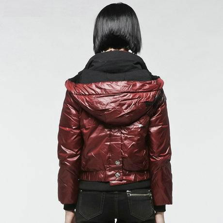 LADIE'S HOODED SHORT DOWN JACKET 2