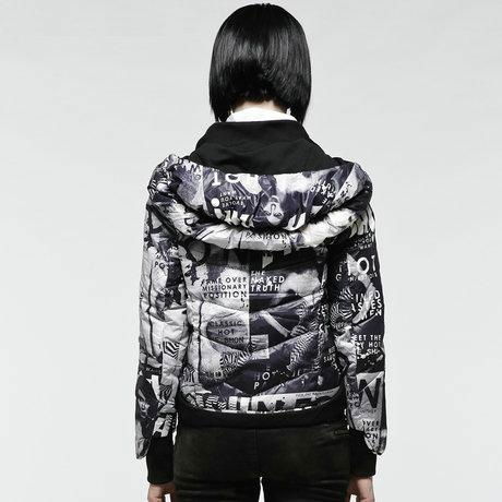 LADIE'S CAMOUFLAGE SHORT DOWN JACKET 2