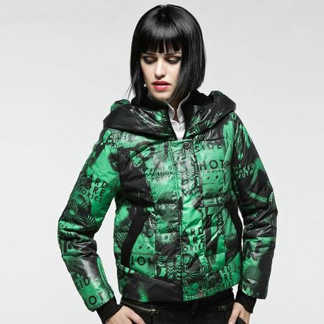 LADIE'S CAMOUFLAGE SHORT DOWN JACKET 5